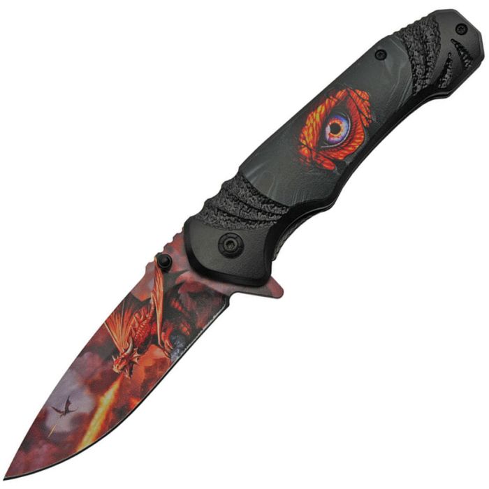 China Made Dragon Eye Linerlock