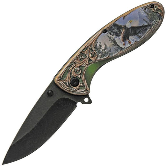 China Made Wildlife Linerlock Eagle