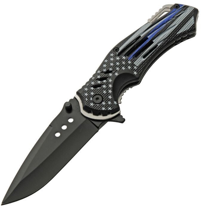 Rite Edge Police Flag Linerlock A/O