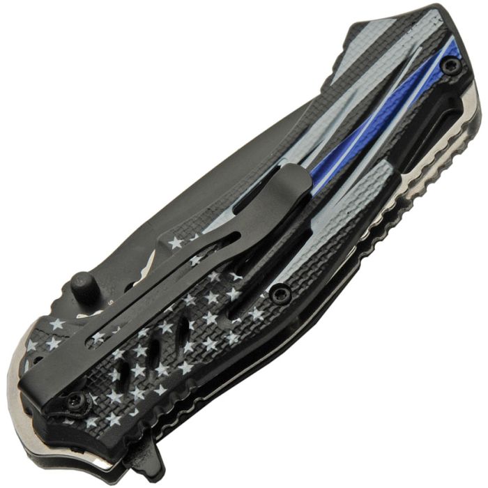 Rite Edge Police Flag Linerlock A/O