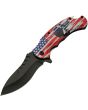 China Made U.S. Flag Linerlock A/O