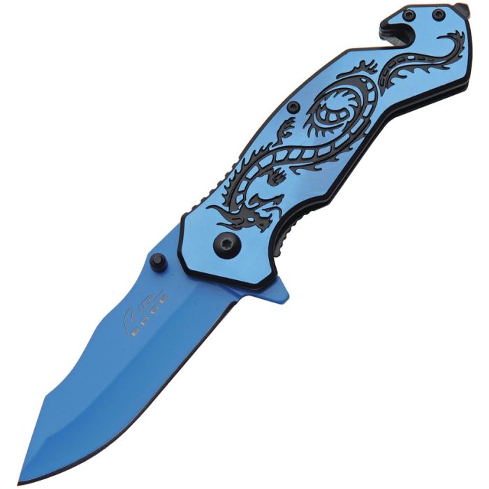 Rite Edge Flying Dragon Linerlock Blue