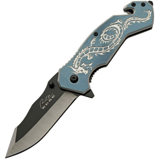 Rite Edge Flying Dragon Linerlock Sil