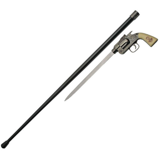China Made Doc Hol Revolver Sword Cane