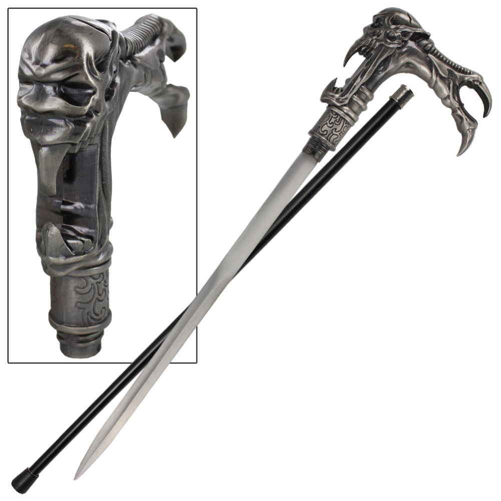 Galaxy Cyborg Alien Walking Cane Sword