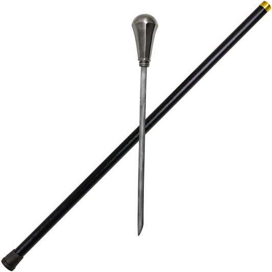 Thrilling Finale Classic Costume Hand Crafted Walking Sword Cane w/ Rubber Stopper