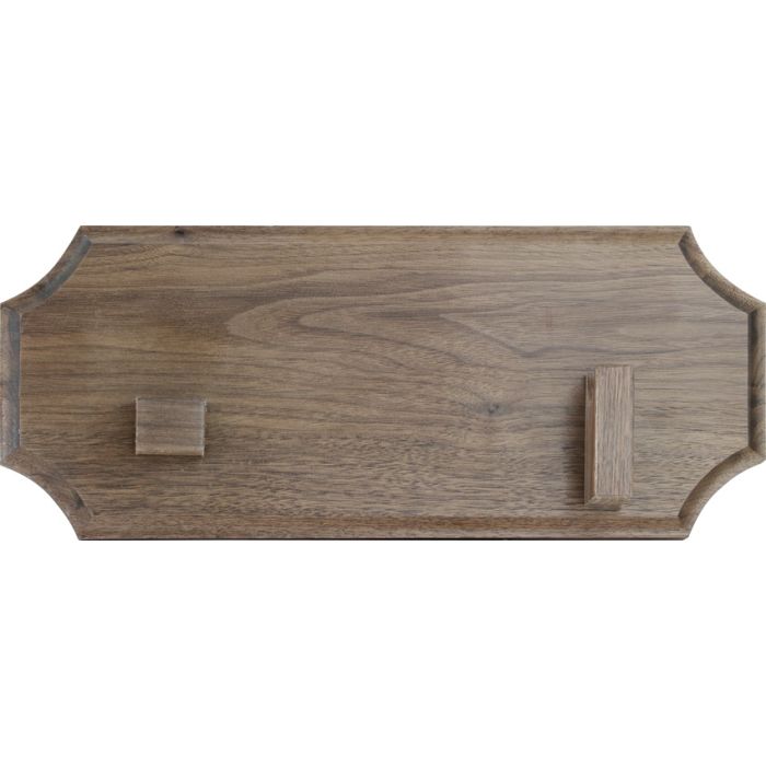 Displays Walnut Bowie Wall Plaque