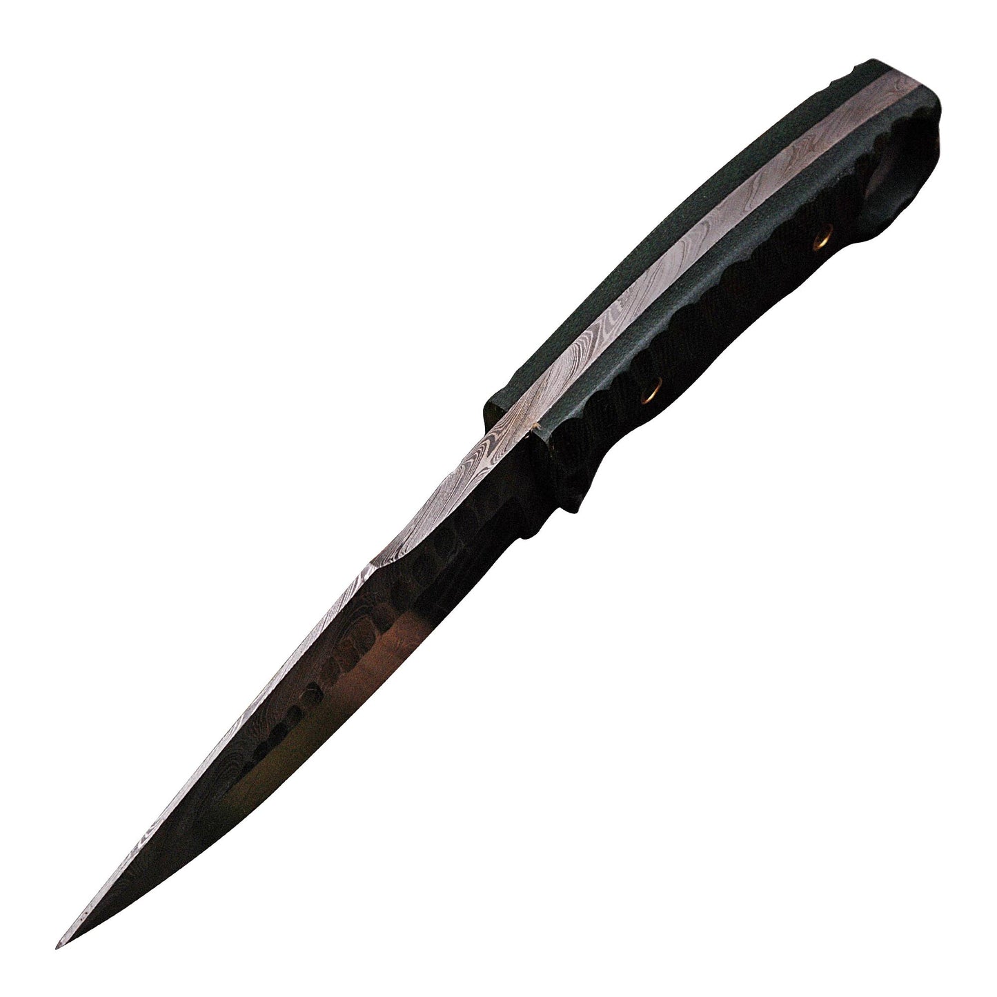 He Who Dwells in the Swamp Damascus Steel Tactical Fixed Blade Hunting Knife