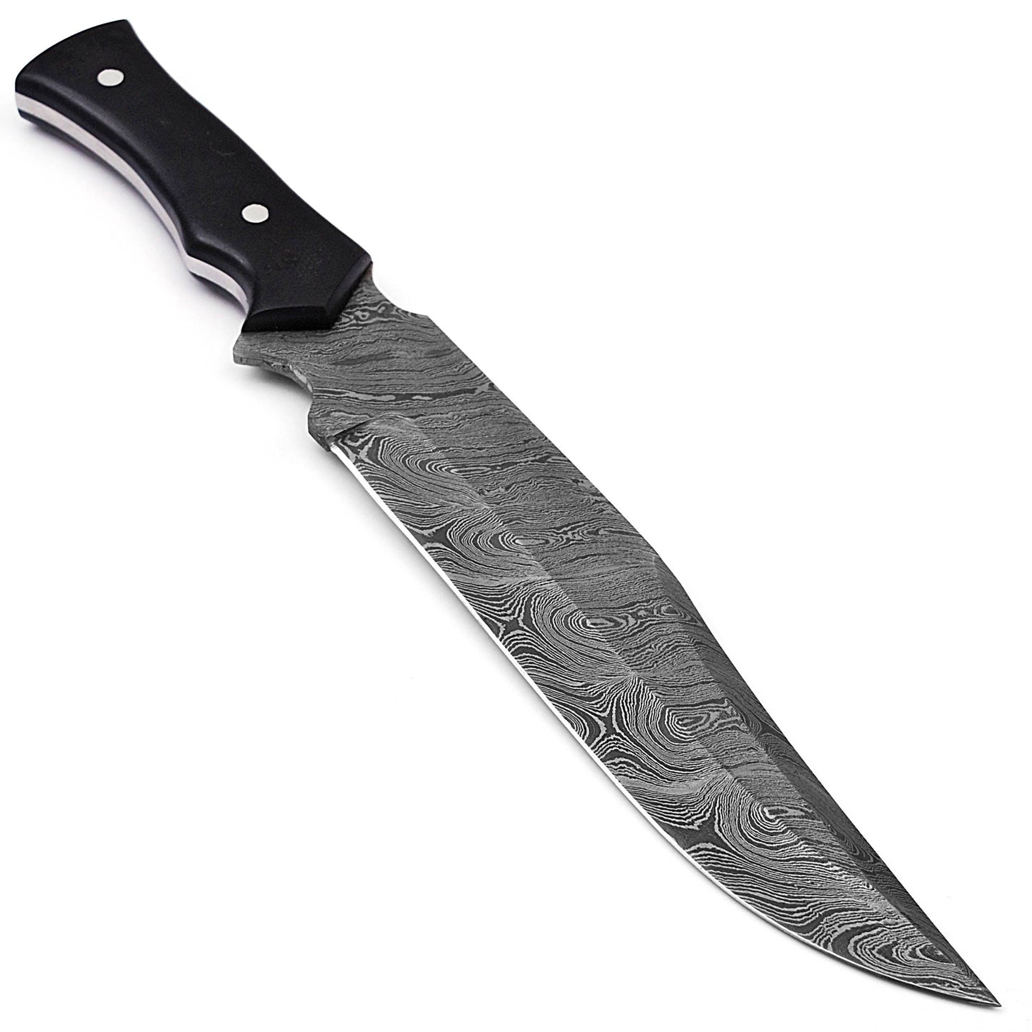 Blood & Ink Damascus Steel Outdoor Bowie Hunting Knife