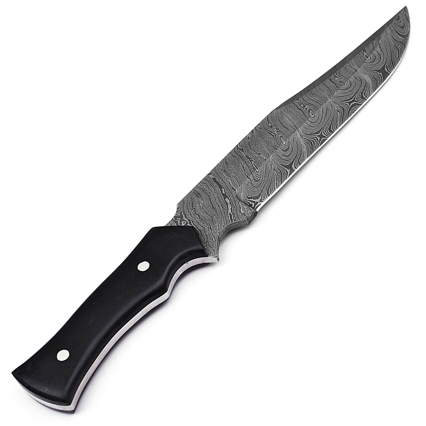 Blood & Ink Damascus Steel Outdoor Bowie Hunting Knife