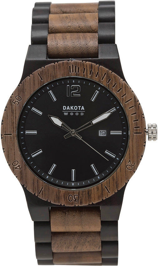 Wood Watch Blk