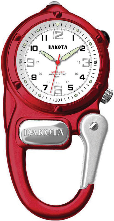 Mini Clip Microlight Watch Red