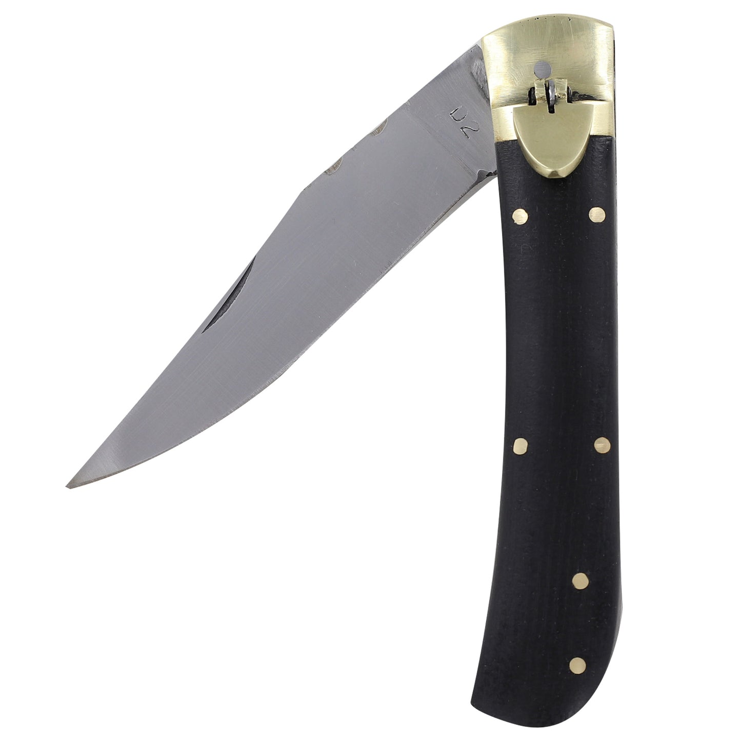 Obsidian Resonating Clip Point Automatic Lever Lock Knife