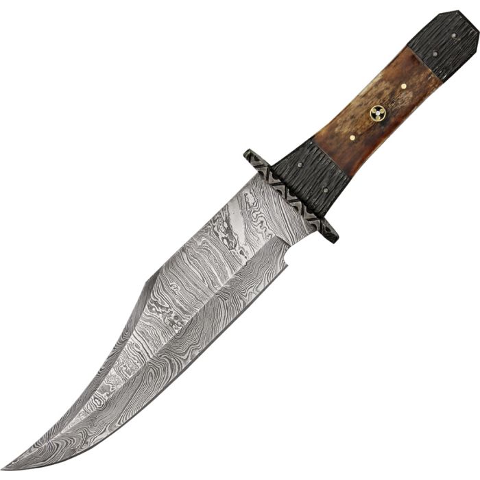 Damascus-Tri Circle Bowie