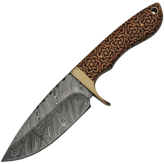 Damascus Celtic Knot Hunter