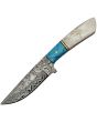 Damascus Hunter Blue Pearl