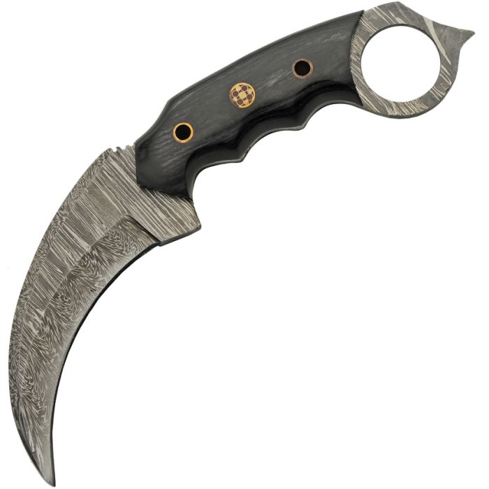 Damascus Talon Karambit Black