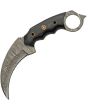 Damascus Talon Karambit Black