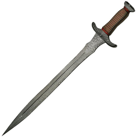 Damascus Needle Tooth Wired Sword