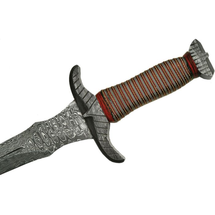 Damascus Needle Tooth Wired Sword