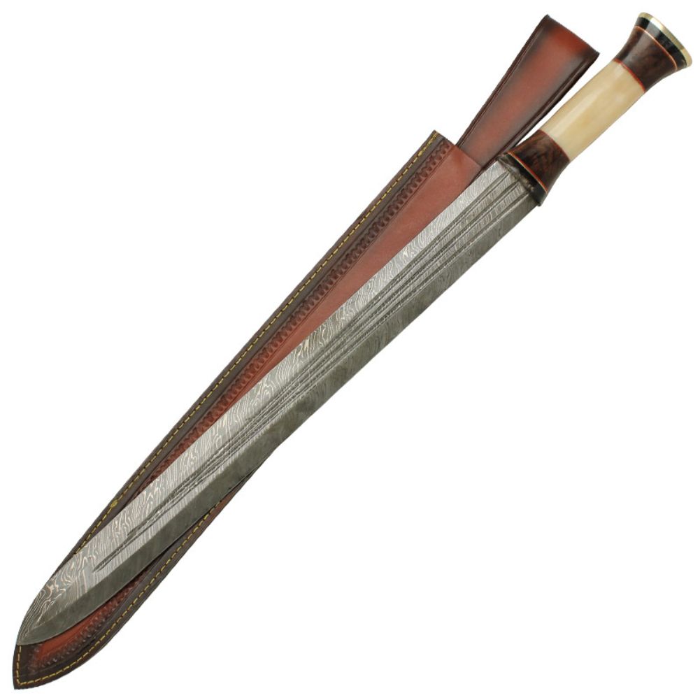 Ancient Greek Infantry Damascus Steel Spatha Sword