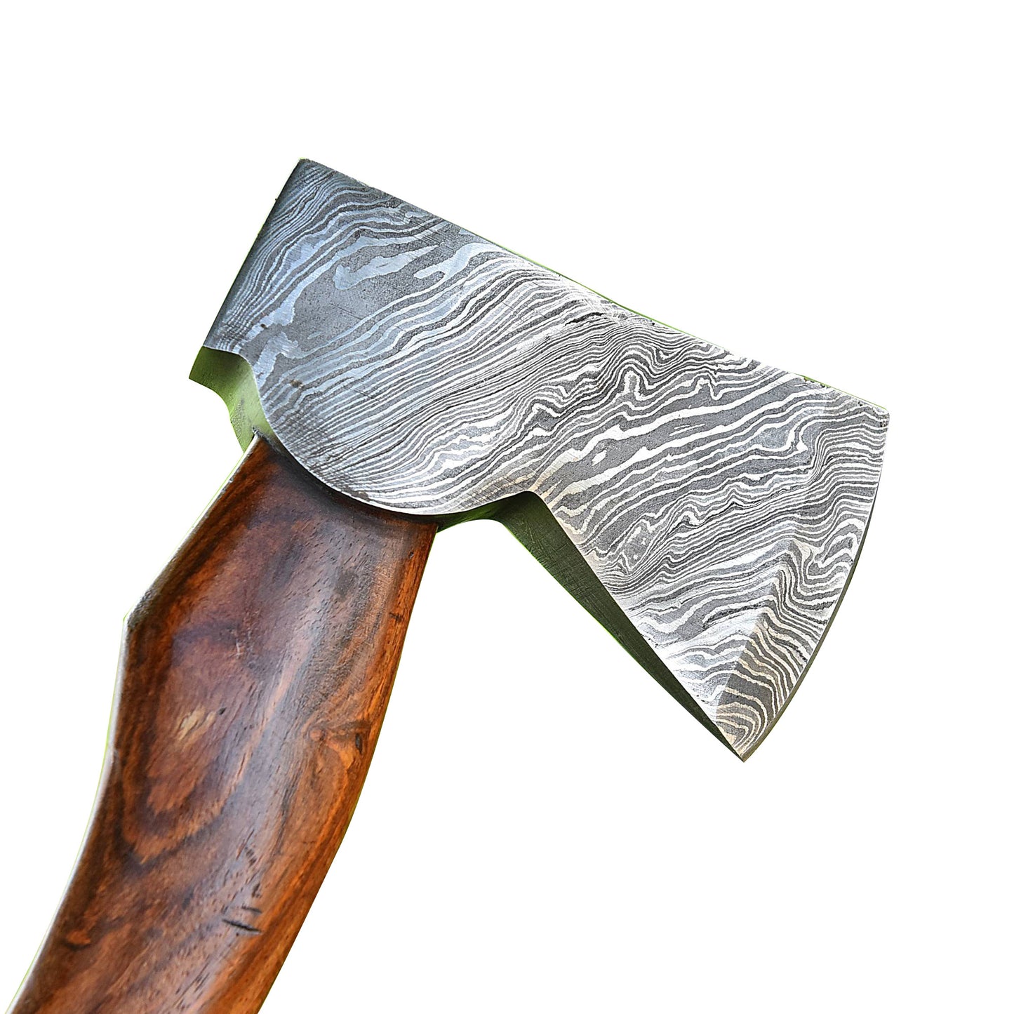 Vengeful Dwarf Hand Forged Damascus Steel Outdoor Axe