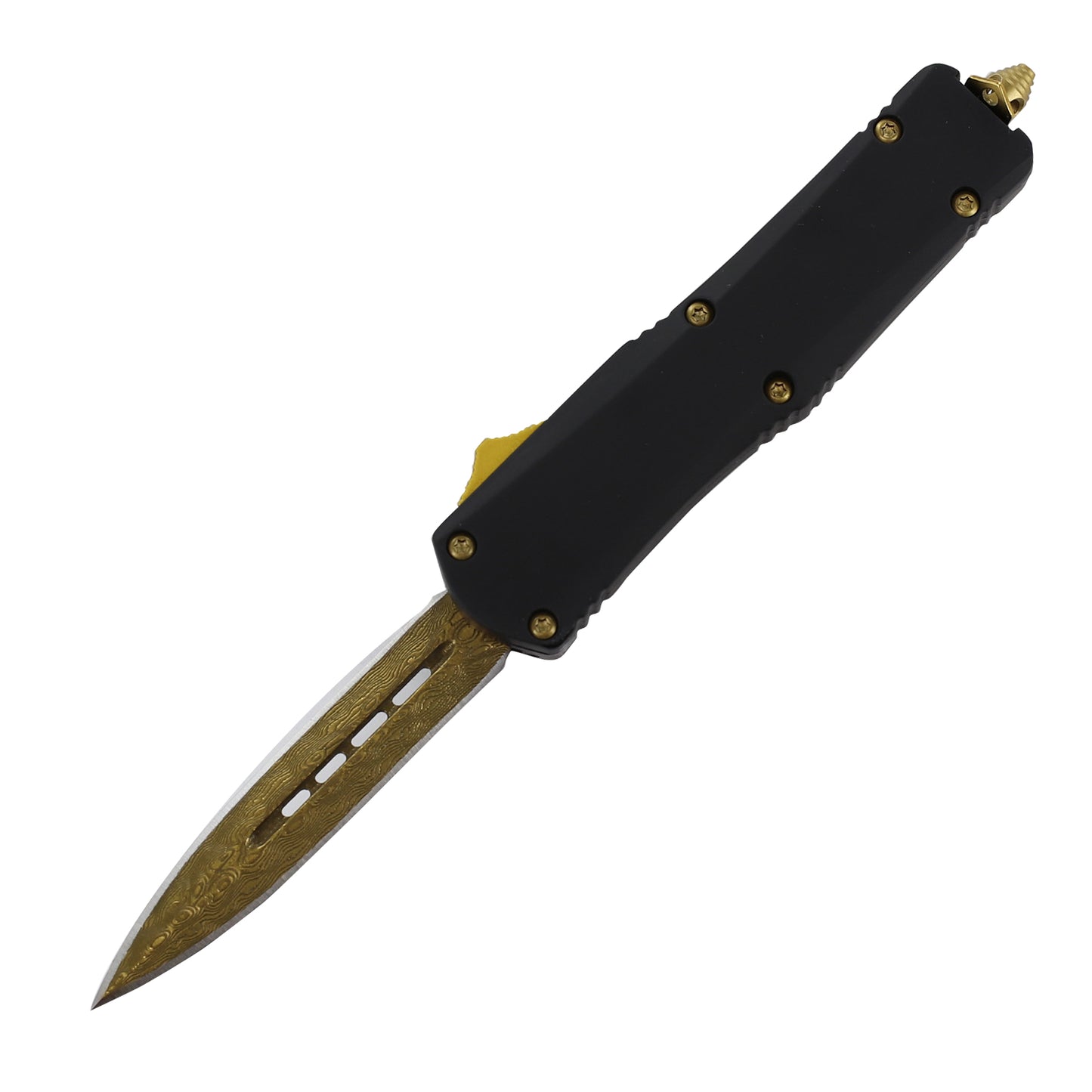 Gold Rush Automatic Dual Action Miniature Out The Front Knife