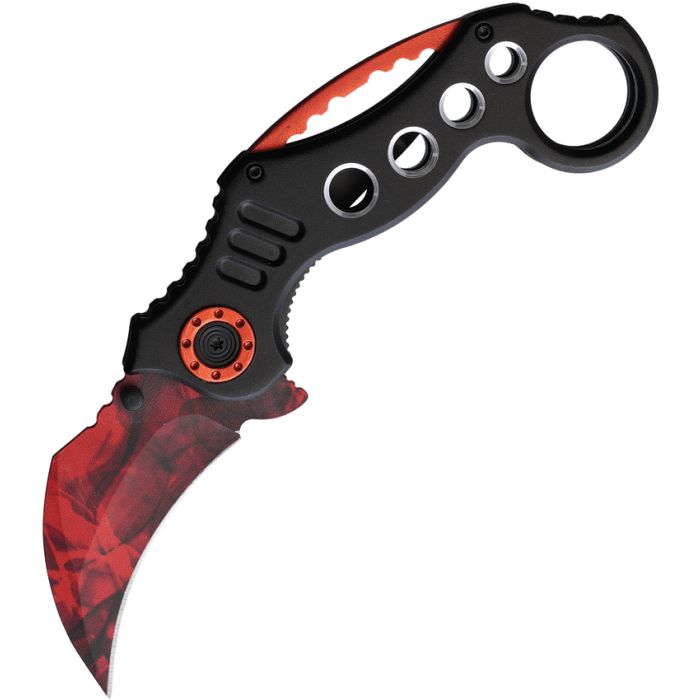 ElitEdge-Karambit Linerlock A/O Red