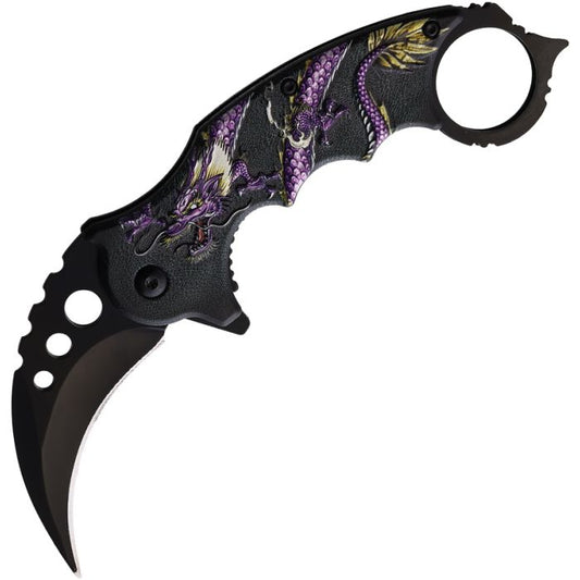 ElitEdge-Dragon Karambit Linerlock A/O