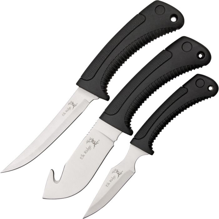 Elk Ridge Three Piece Outdoor Knife Set