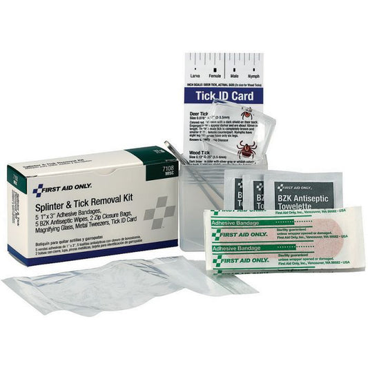 First Aid Only Splinter and Tick Removal Kit