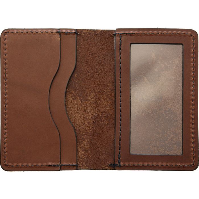 Flagrant Beard Wallet Brown Black Stitched