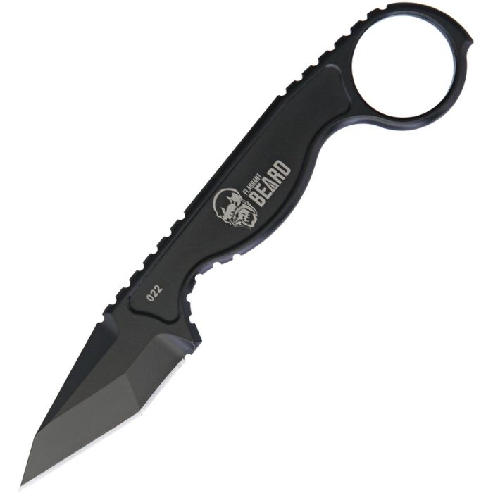 Flagrant Beard Havoc Neck Knife Blackout