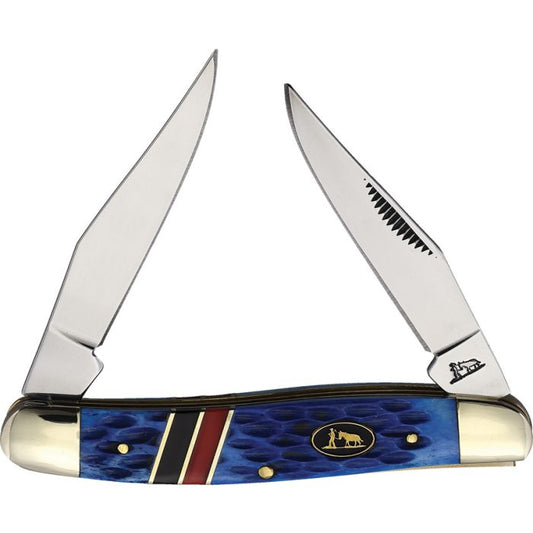 Frost Cutlery Little Muskrat Blue Dog Head