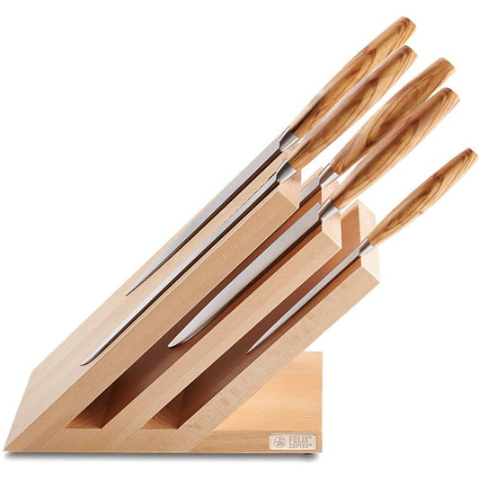 FELIX 6pc Knife Set with Block