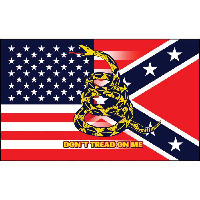 Flags USA & Confederate Flag