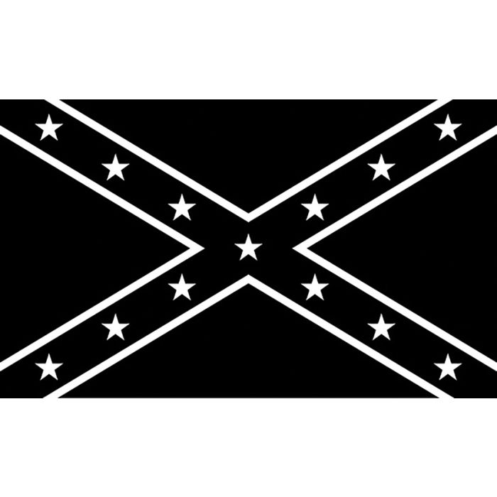 Flags Confederate Black/White Flag