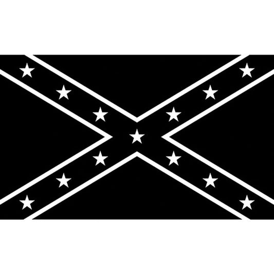 Flags Confederate Black/White Flag