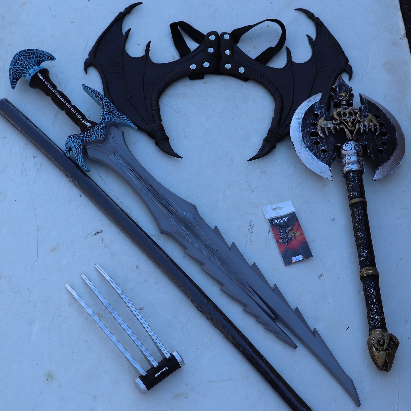 COSPLAY/LARP Themed Foam Mystery Prop Weapons Bundle Box