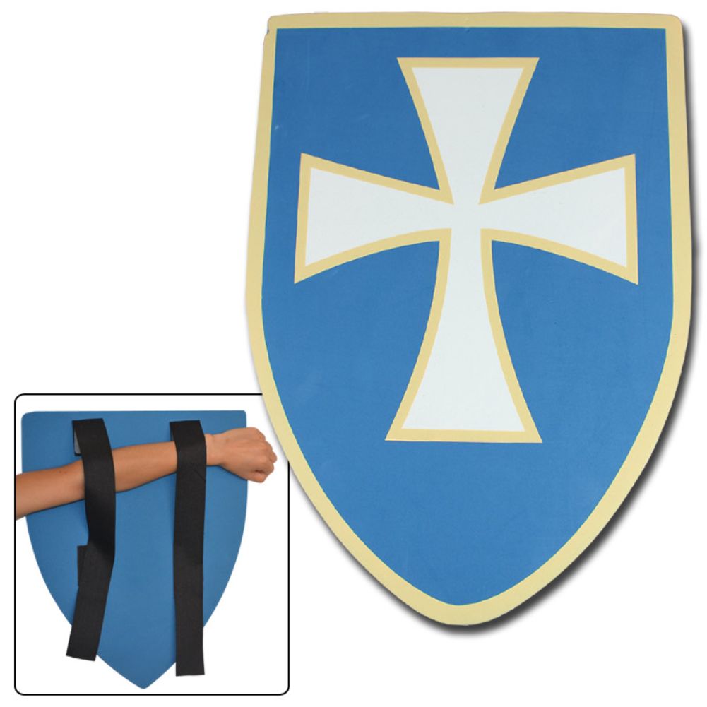 Knights Templar Regal Blue Foam Shield