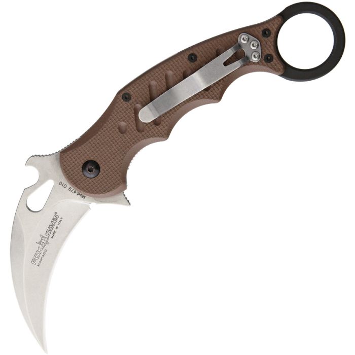 Fox Karambit Dark Earth G-10 Stone