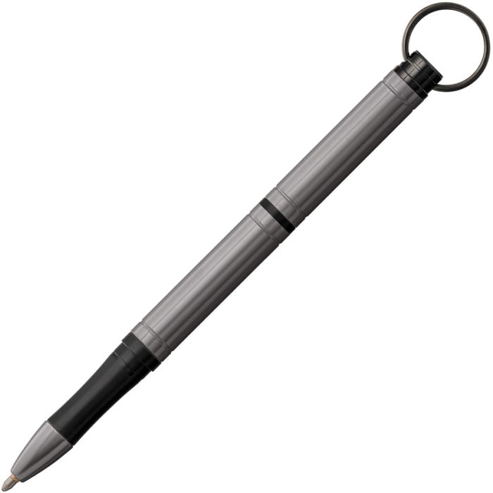 Fisher Space Pen Gray Backpacker Keyring Pen