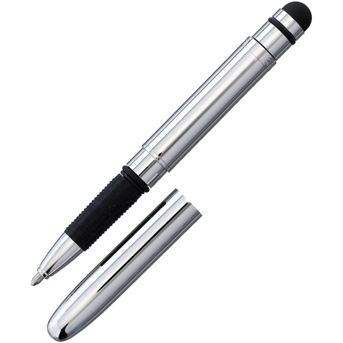 Fisher Space Pen Chrome Bullet Grip Pen w/ Stylus