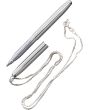 Fisher Space Pen Chrome Bullet Pen w Neck Chain