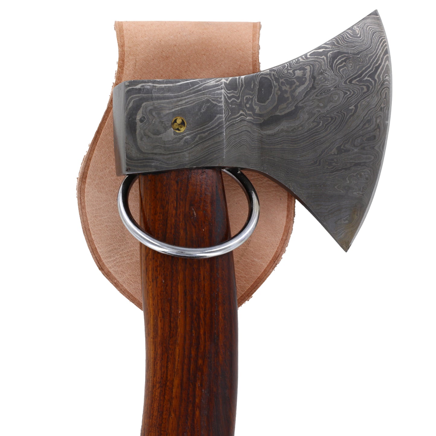 Genuine Leather Universal Axe Frog | Maroon