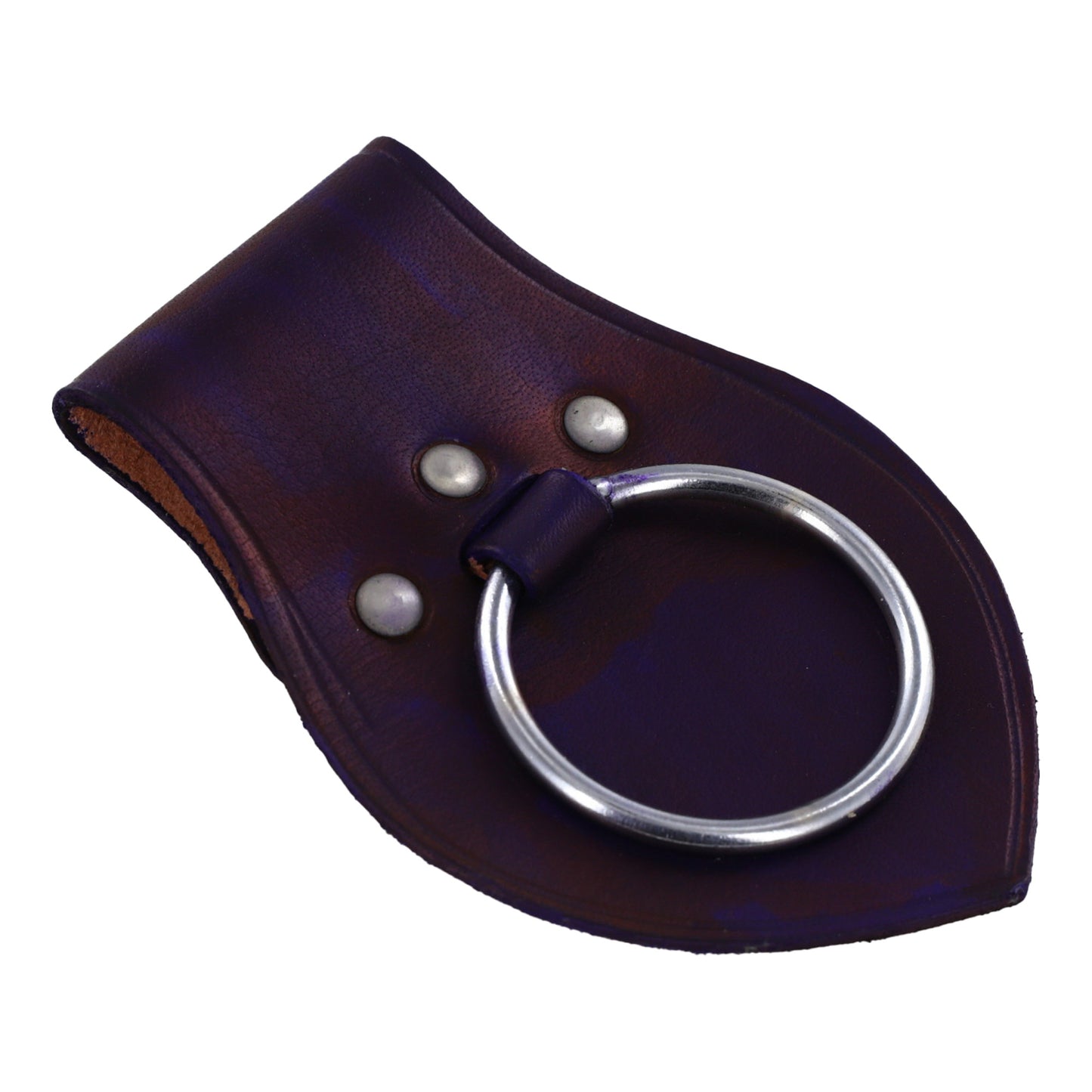 Genuine Leather Universal Axe Frog | Purple