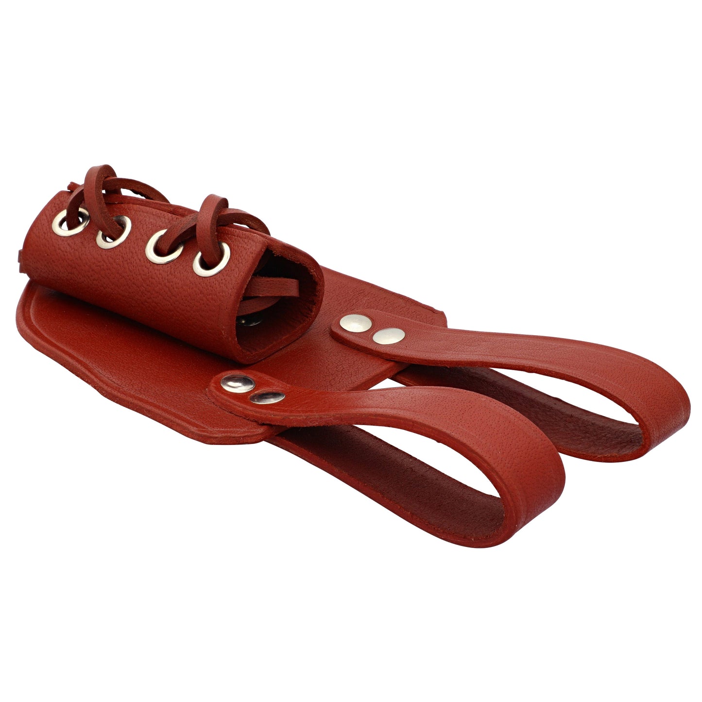 Genuine Leather Universal Dagger Frog | Maroon