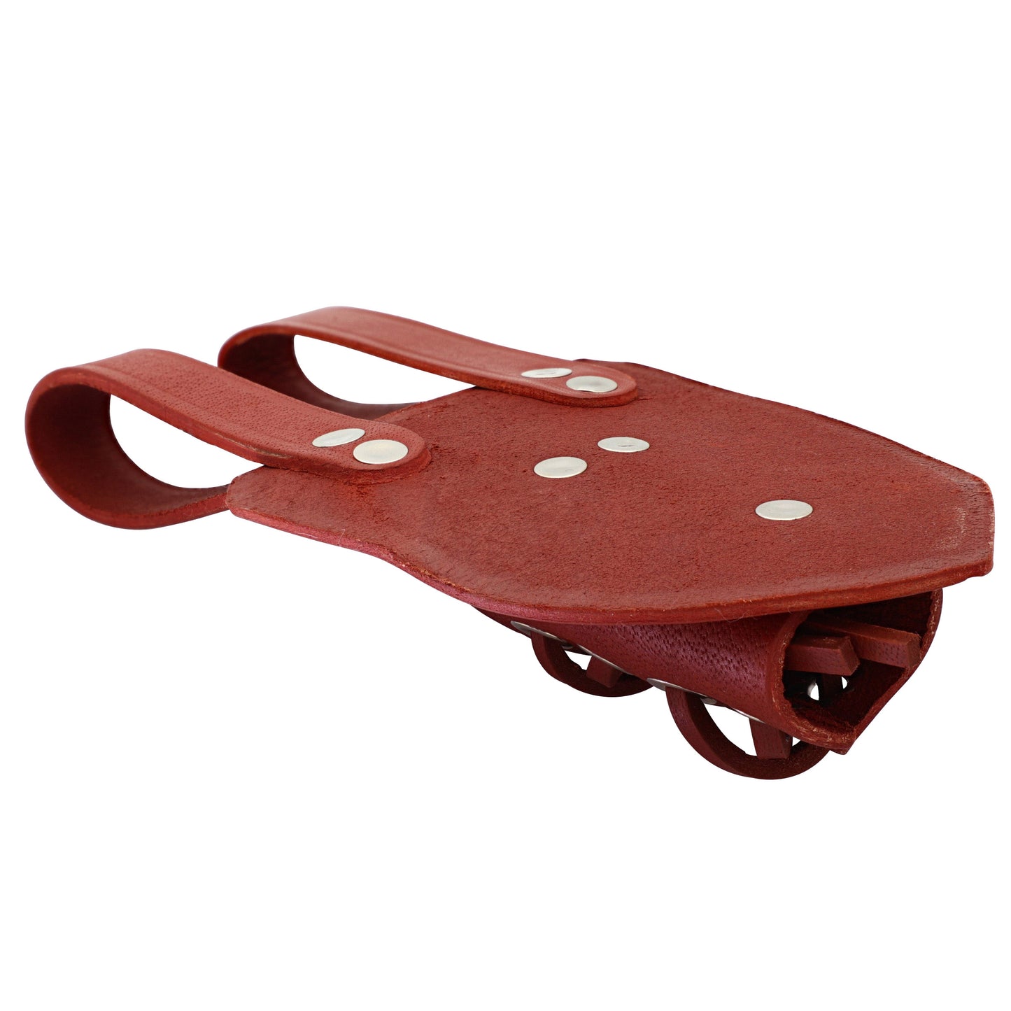 Genuine Leather Universal Dagger Frog | Maroon