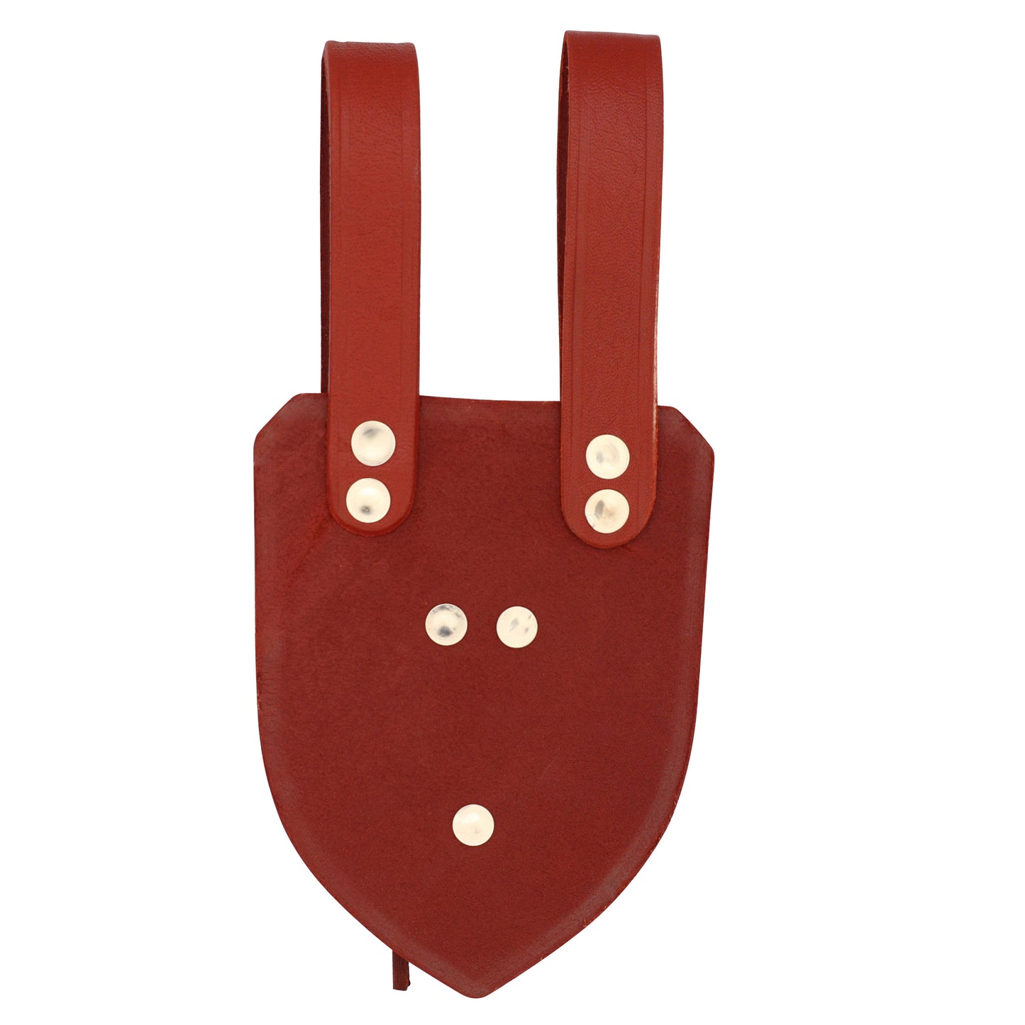 Genuine Leather Universal Dagger Frog | Maroon