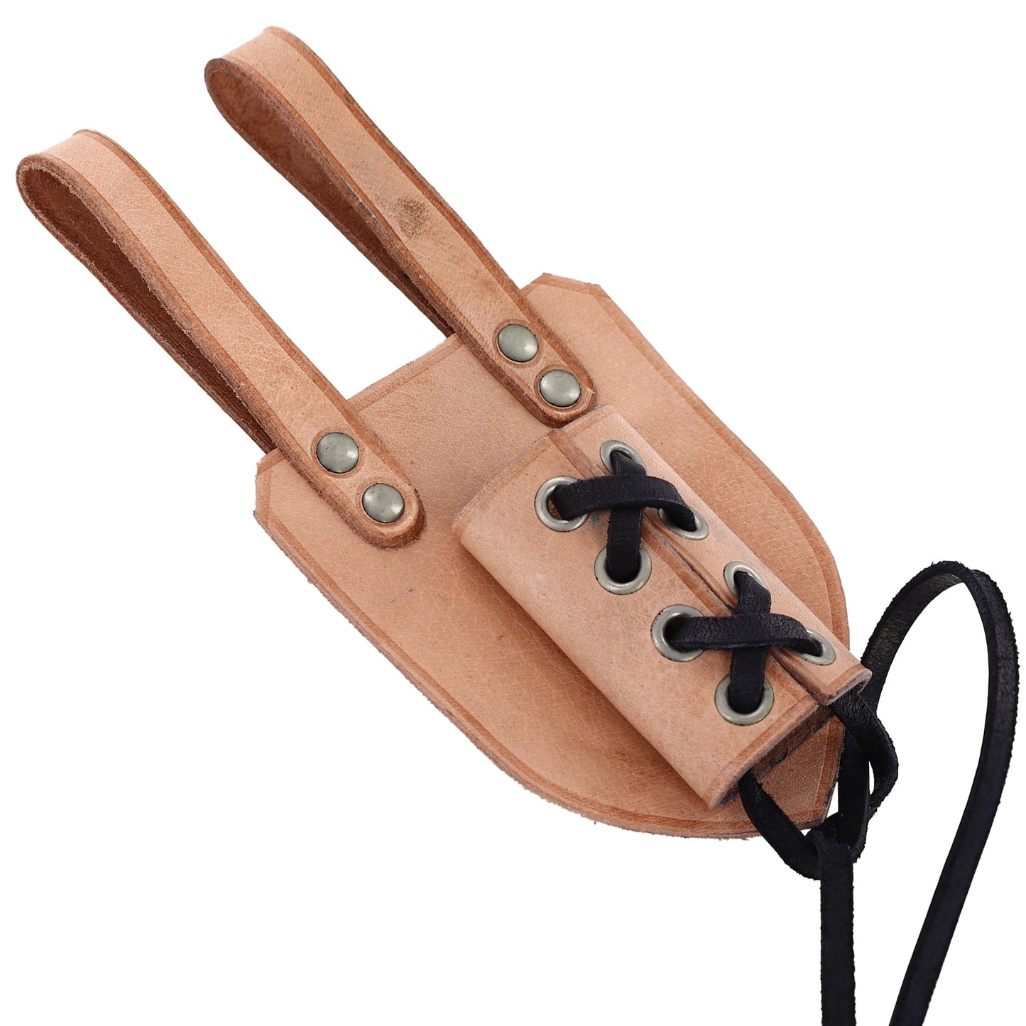 Genuine Leather Universal Dagger Frog | Natural Tan